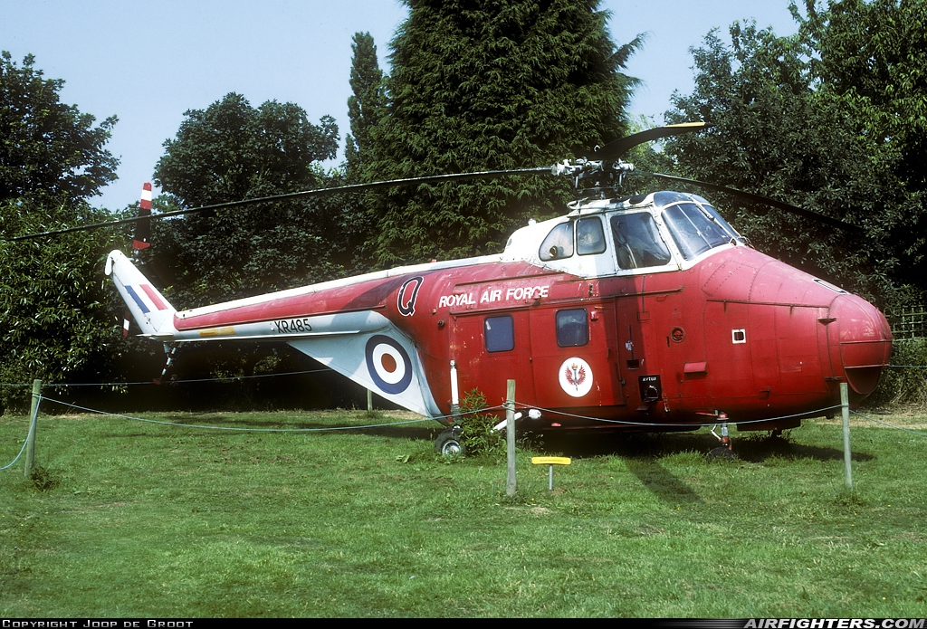 UK - Air Force Westland WS-55-3 Whirlwind HAR.10 XR485 at Off-Airport - Flixton, UK