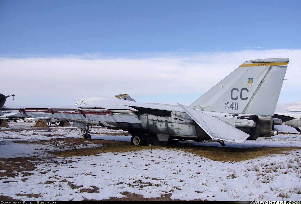 USA - Air Force General Dynamics F-111F Aardvark 70-2411 at Tucson - Davis-Monthan AFB (DMA / KDMA), USA