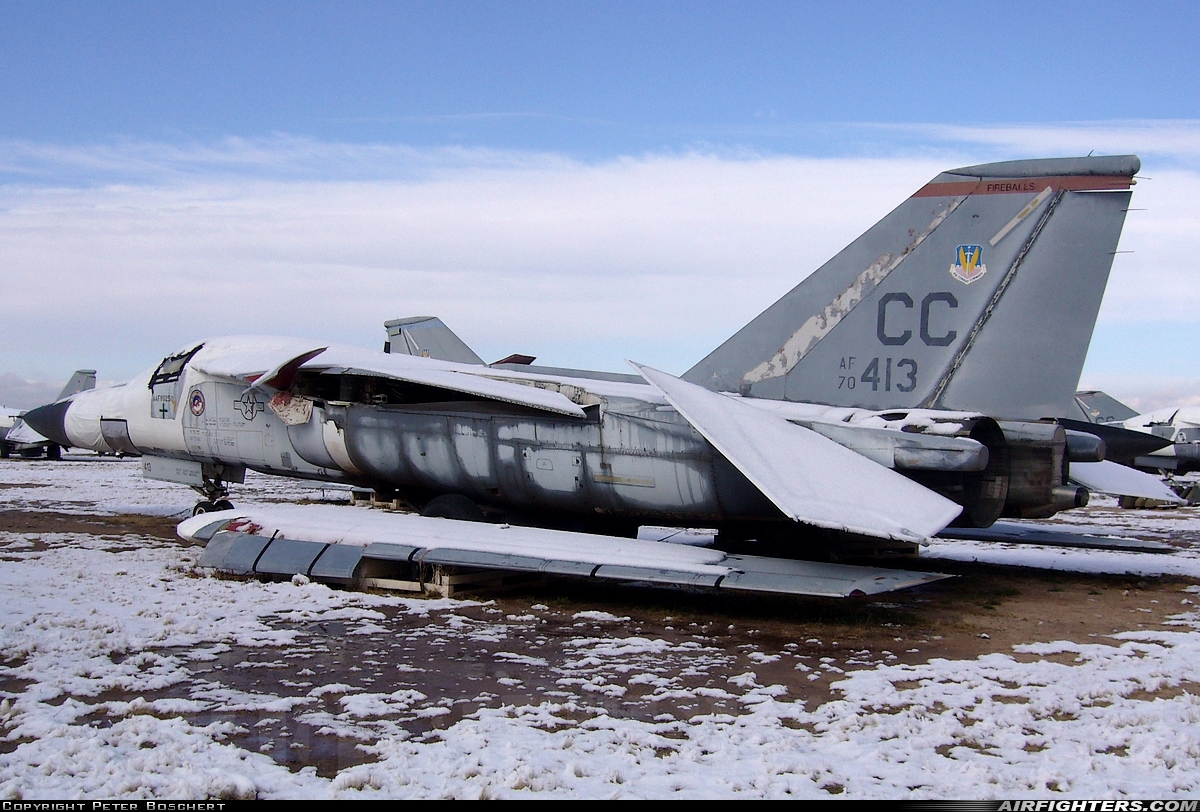 USA - Air Force General Dynamics F-111F Aardvark 70-2413 at Tucson - Davis-Monthan AFB (DMA / KDMA), USA