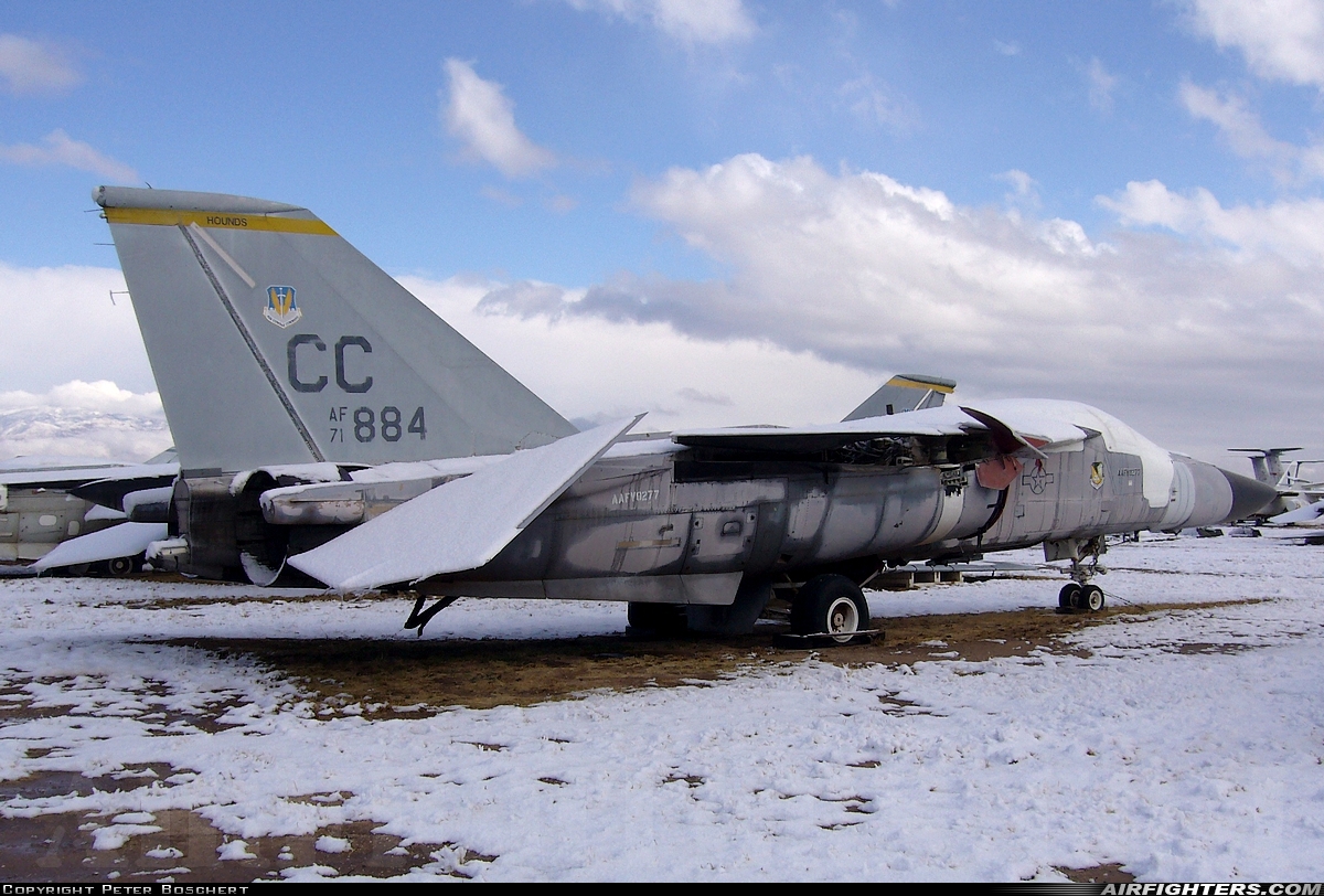 USA - Air Force General Dynamics F-111F Aardvark 71-0884 at Tucson - Davis-Monthan AFB (DMA / KDMA), USA