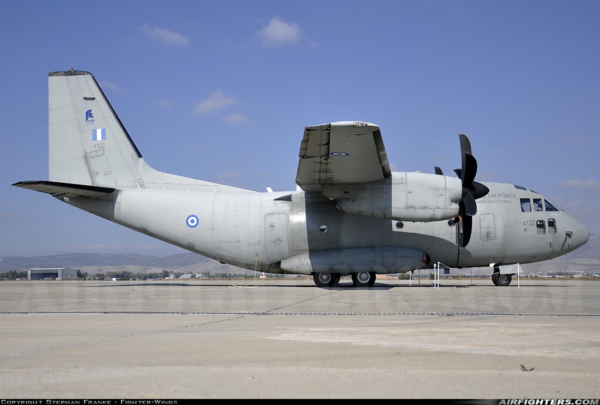 Greece - Air Force Alenia Aermacchi C-27J Spartan 4122 at Elefsís (LGEL), Greece