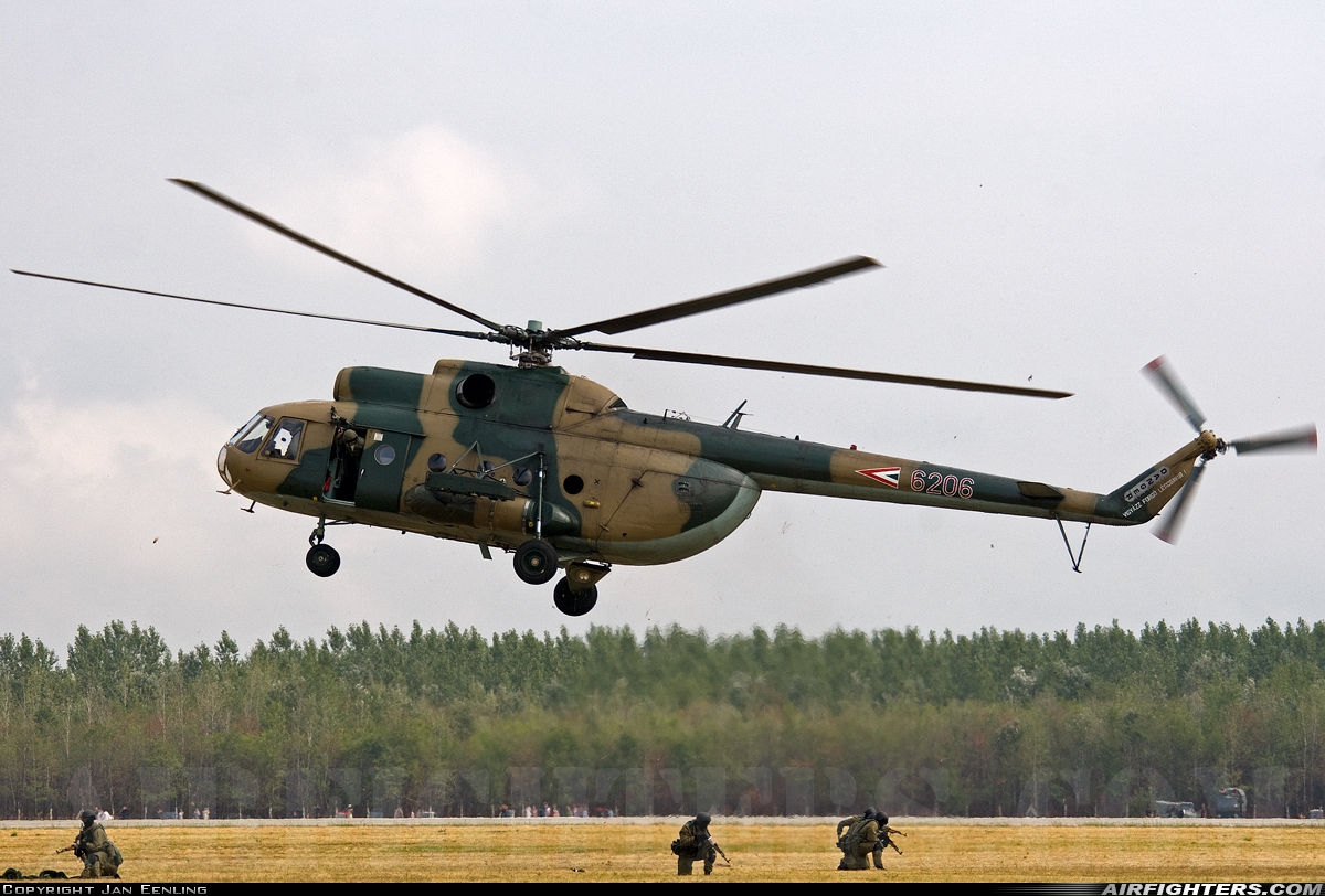 Hungary - Air Force Mil Mi-8T 6206 at Kecskemet (LHKE), Hungary