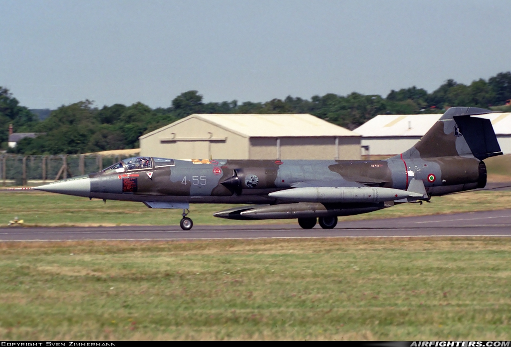 Italy - Air Force Lockheed F-104S Starfighter MM6817 at Fairford (FFD / EGVA), UK