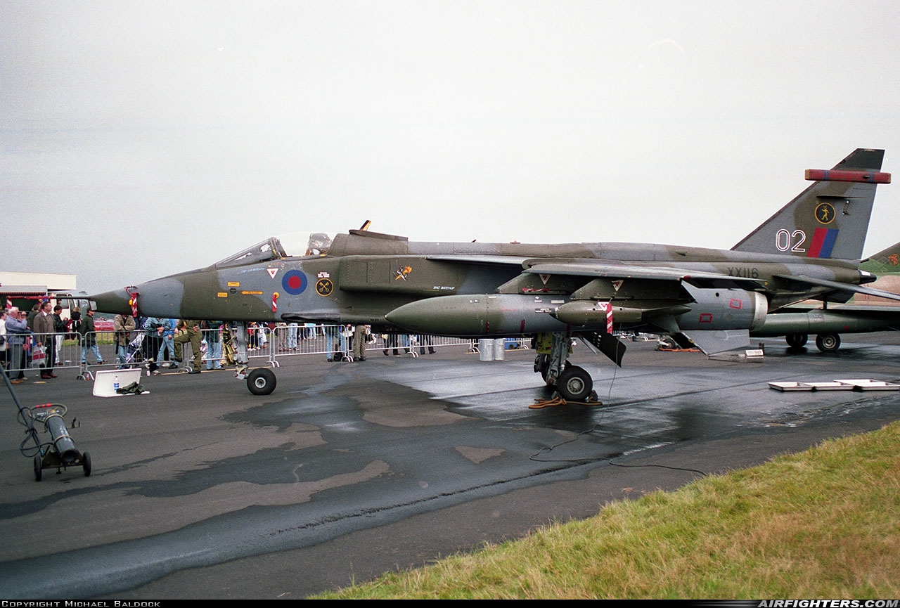 UK - Air Force Sepecat Jaguar GR1 XX116 at Leuchars (St. Andrews) (ADX / EGQL), UK