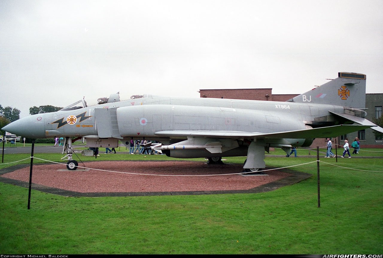 UK - Air Force McDonnell Douglas Phantom FG1 (F-4K) XT864 at Leuchars (St. Andrews) (ADX / EGQL), UK