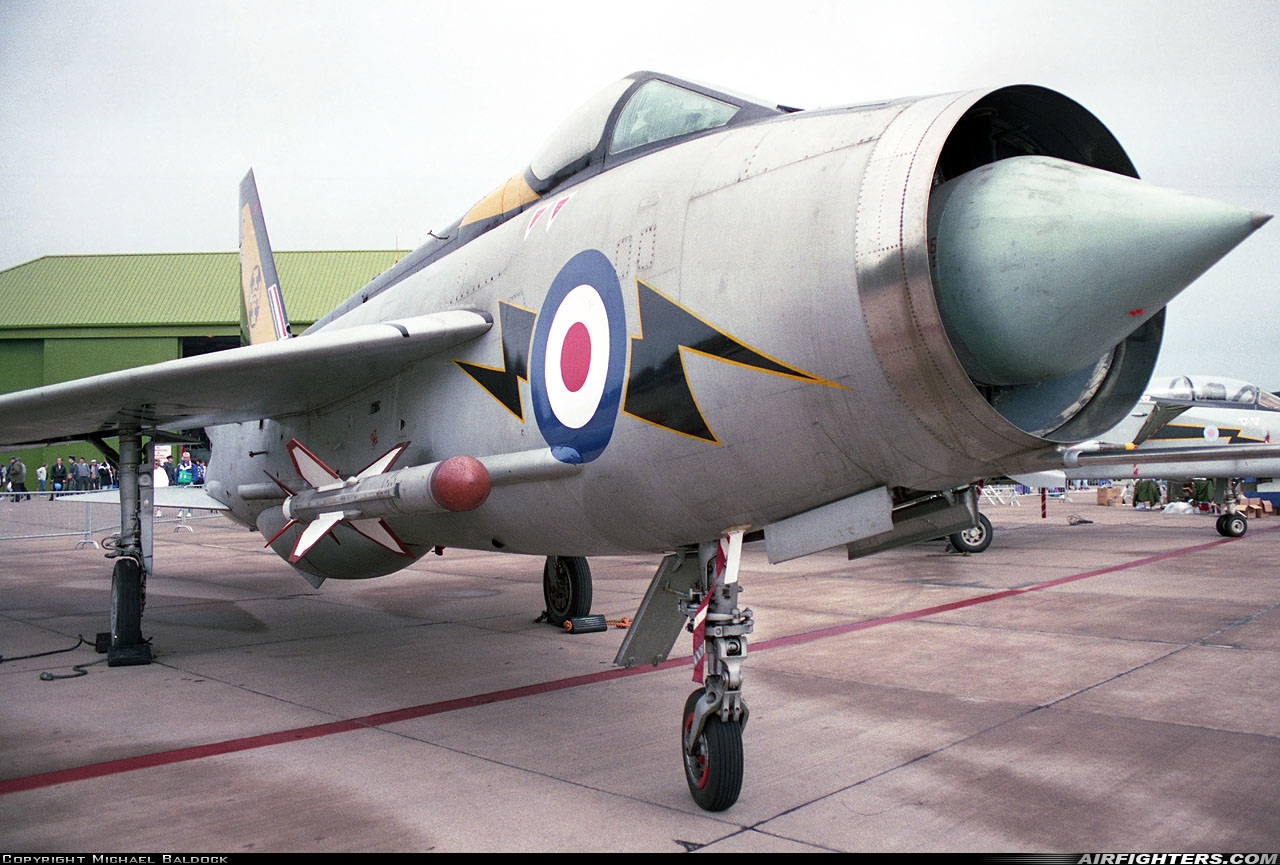 UK - Air Force English Electric Lightning F3 XR713 at Leuchars (St. Andrews) (ADX / EGQL), UK