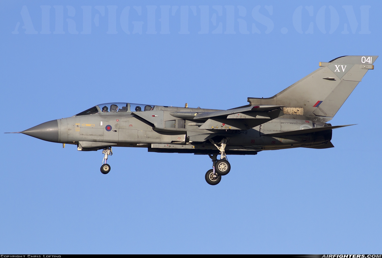UK - Air Force Panavia Tornado GR4(T) ZA549 at Marham (King's Lynn -) (KNF / EGYM), UK