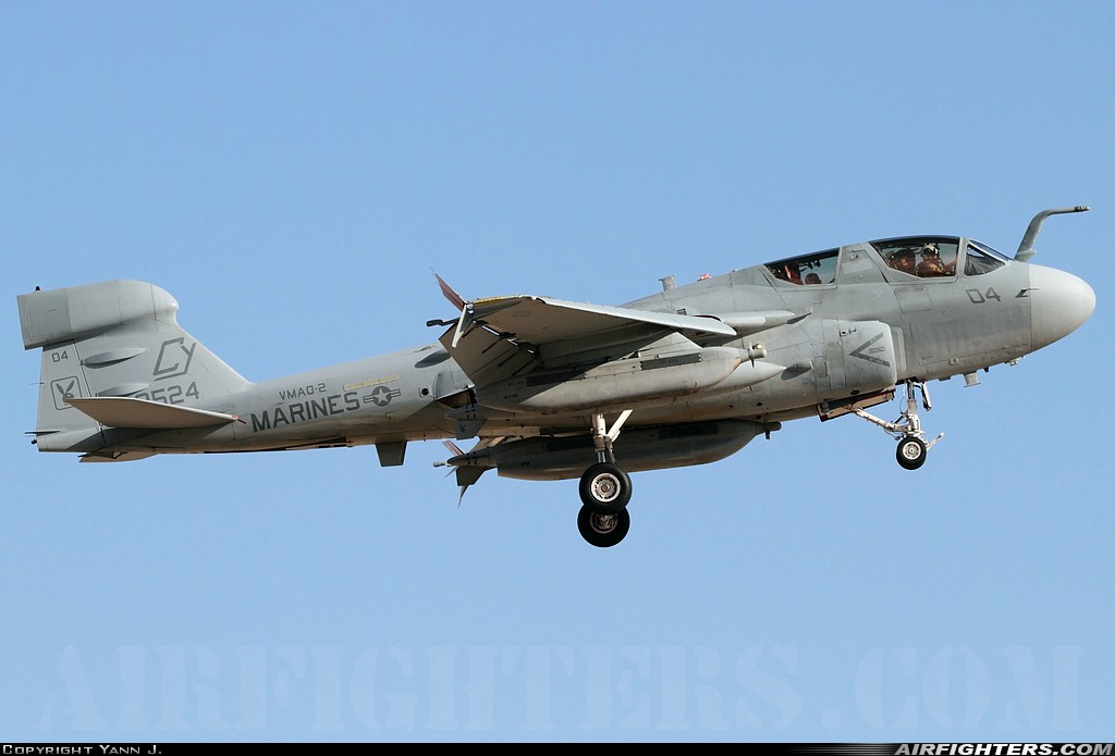 USA - Marines Grumman EA-6B Prowler (G-128) 163524 at Yuma - MCAS / Int. (NYL / KNYL), USA