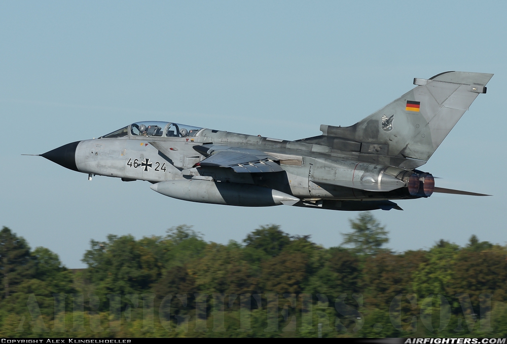Germany - Air Force Panavia Tornado ECR 46+24 at Lechfeld (ETSL), Germany