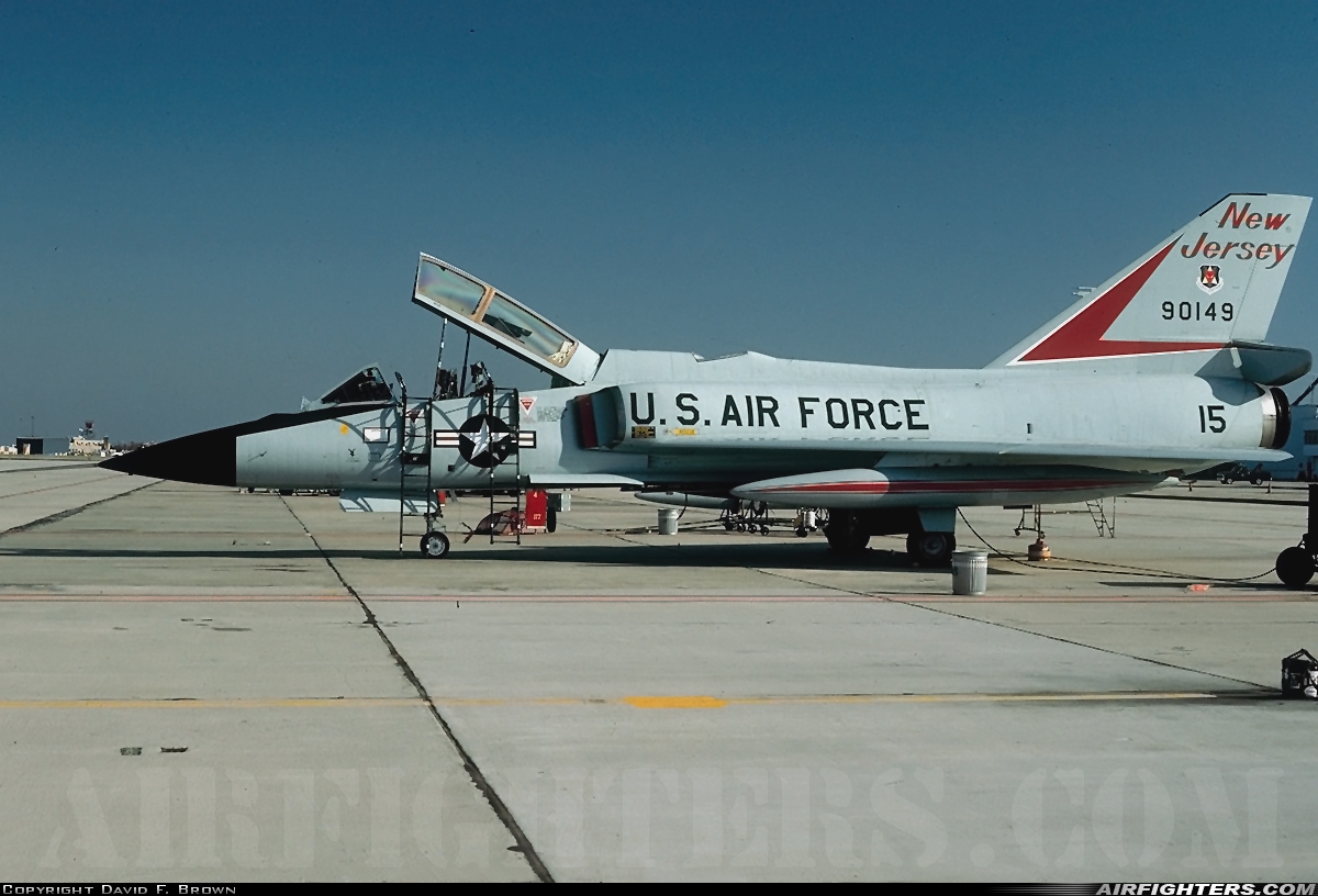 USA - Air Force Convair F-106B Delta Dart (8) 59-0149 at Atlantic City - Int. (ACY / KACY), USA
