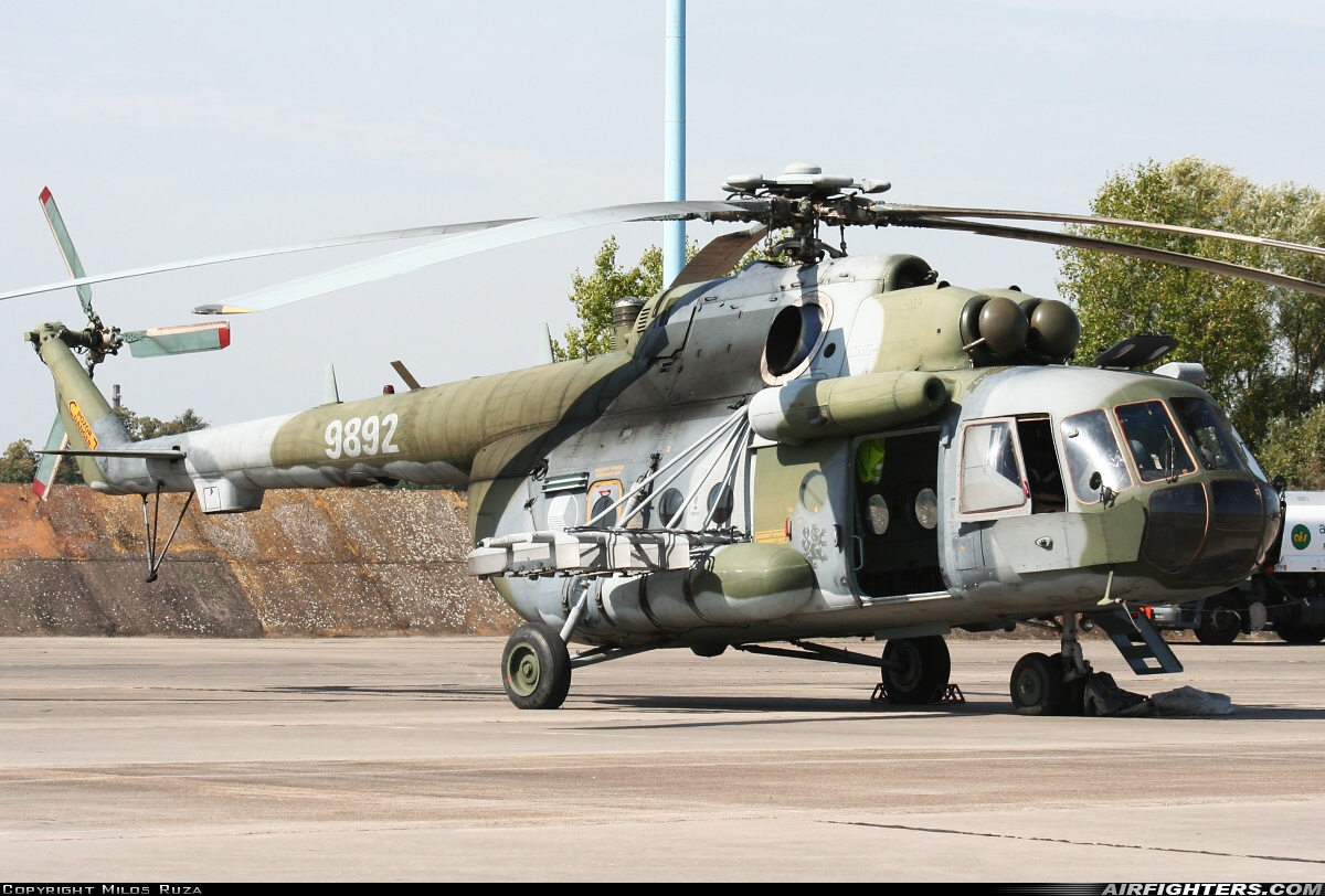 Czech Republic - Air Force Mil Mi-171Sh 9892 at Hradec Kralove (LKHK), Czech Republic