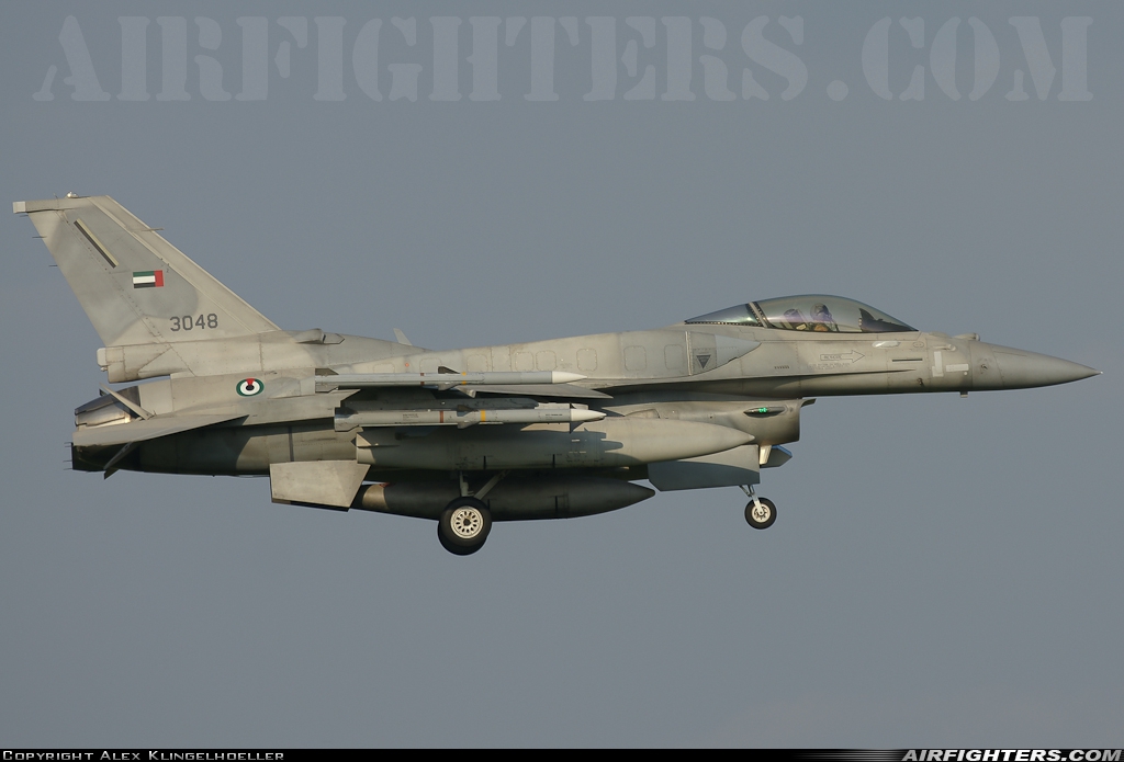 United Arab Emirates - Air Force Lockheed Martin F-16E Fighting Falcon 3048 at Decimomannu - (DCI / LIED), Italy