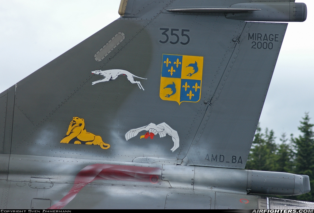 France - Air Force Dassault Mirage 2000N 355 at Luxeuil - St. Sauveur (LFSX), France