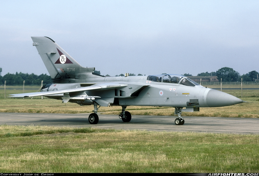 UK - Air Force Panavia Tornado F3 ZE756 at Coningsby (EGXC), UK