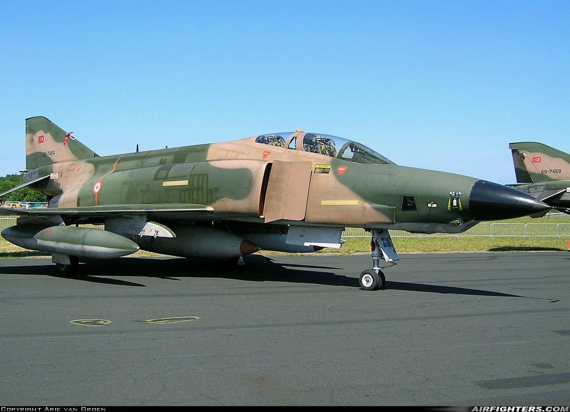 Türkiye - Air Force McDonnell Douglas RF-4E Phantom II 69-7484 at Breda - Gilze-Rijen (GLZ / EHGR), Netherlands