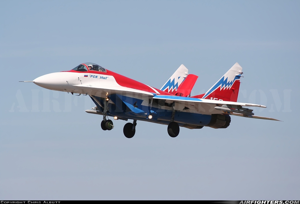 Company Owned - RSK MiG Mikoyan-Gurevich MiG-29M (9.15) 156 WHITE at Fairford (FFD / EGVA), UK