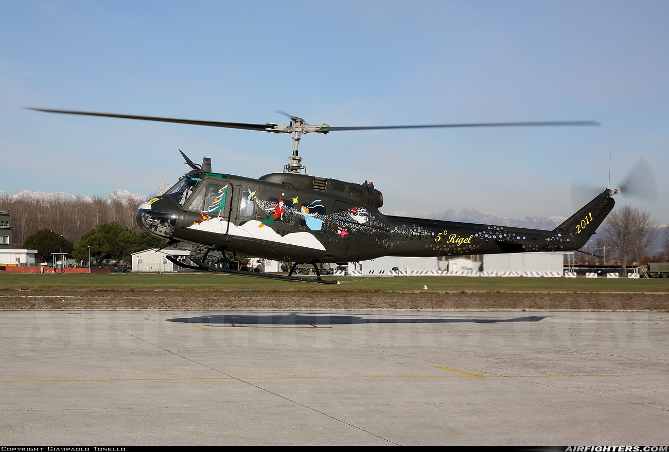 Italy - Army Agusta-Bell AB-205A-1 MM80559 at Casarsa della Delizia (LIDK), Italy