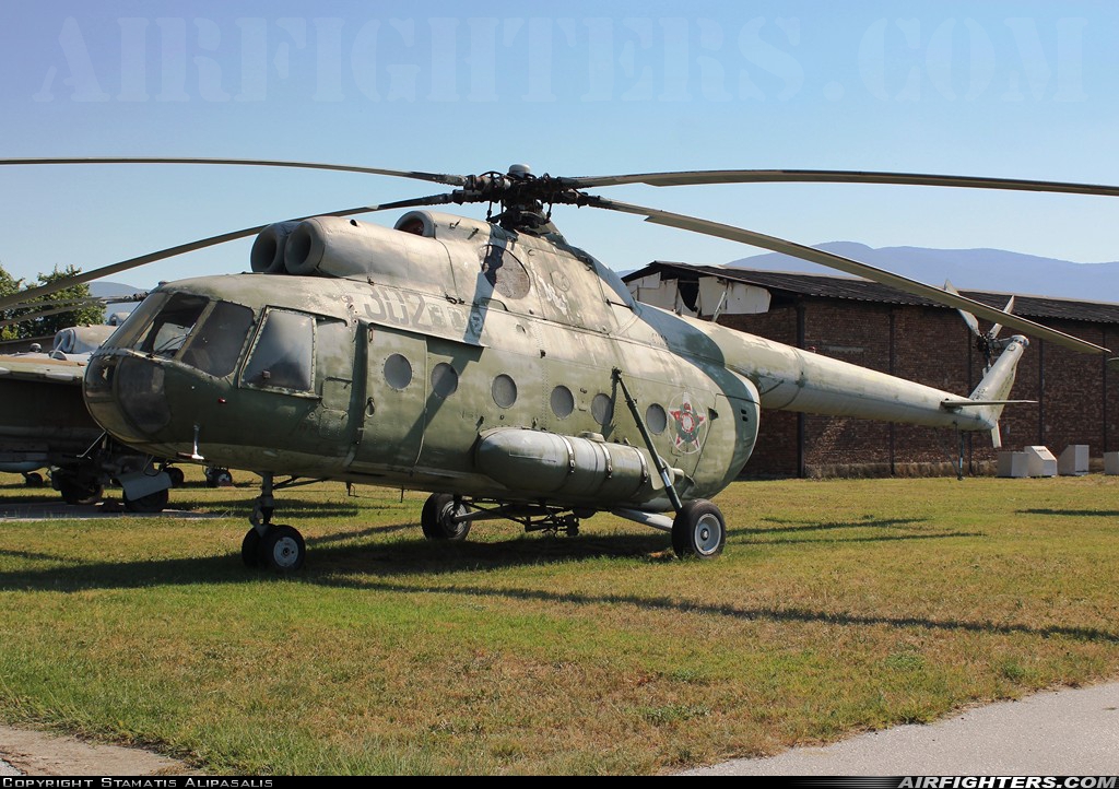 Bulgaria - Air Force Mil Mi-8T 302 at Plovdiv (- Krumovo) (PDV / LBPD), Bulgaria