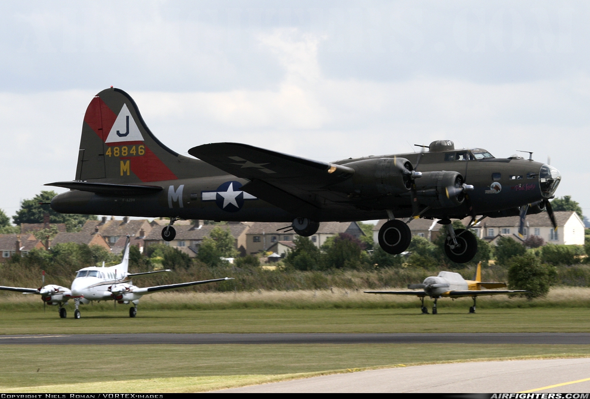 Private Boeing B-17F Flying Fortress (299P) F-AZDX at Duxford (EGSU), UK