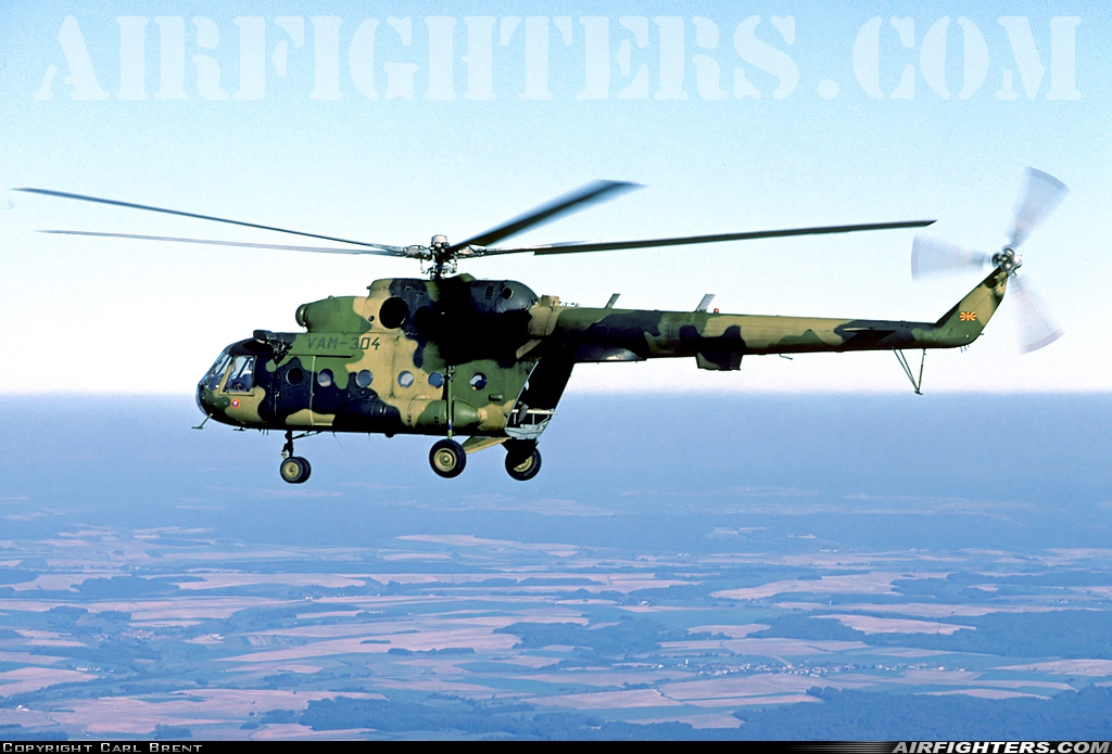 Macedonia - Air Force Mil Mi-17 VAM-304 at Off-Airport - St.Dizier, France