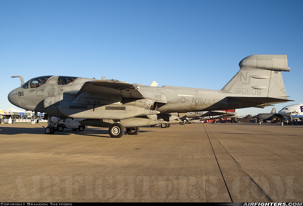 USA - Navy Grumman EA-6B Prowler (G-128) 160609 at Fort Worth - Alliance (AFW / KAFW), USA