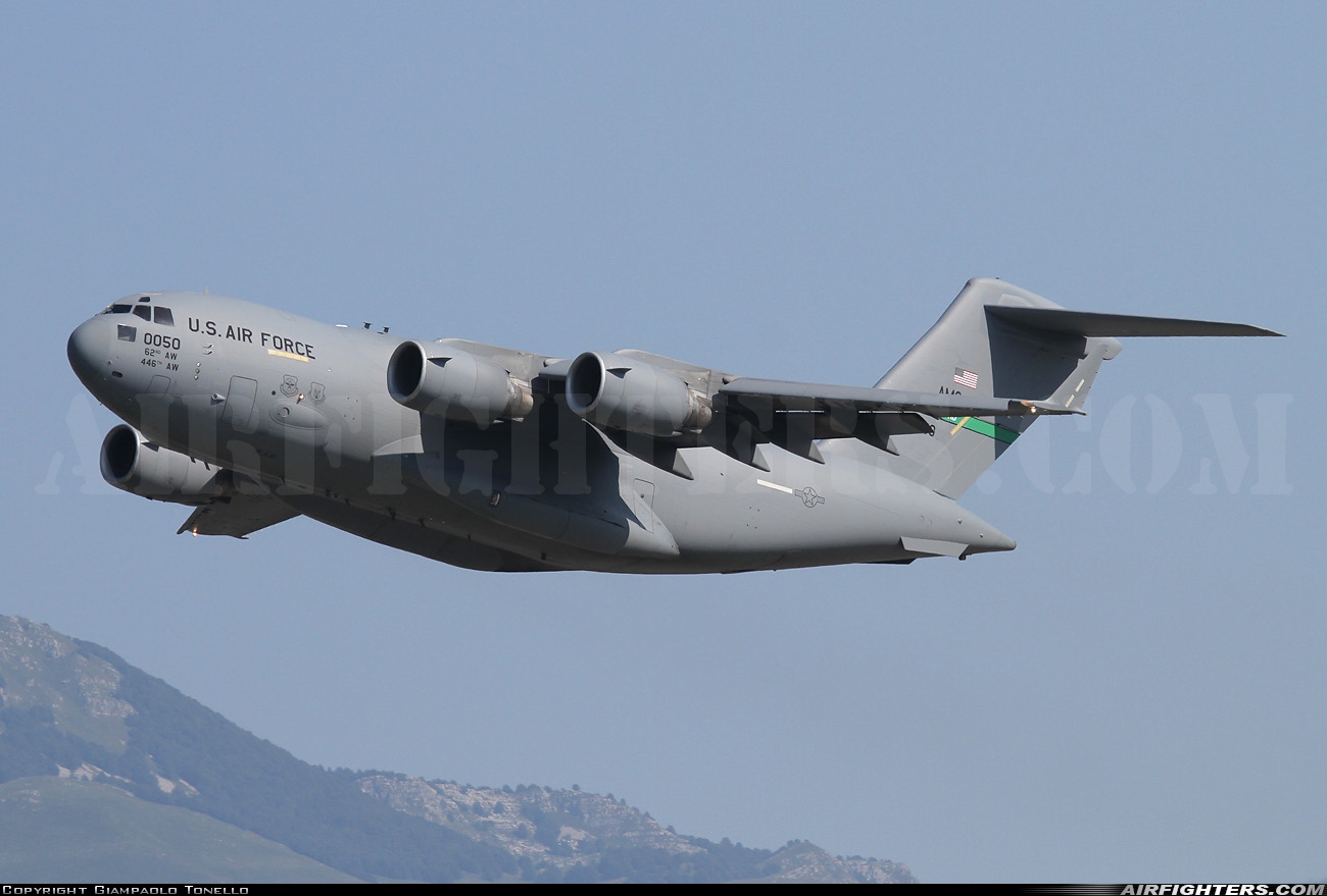 USA - Air Force Boeing C-17A Globemaster III 98-0050 at Aviano (- Pagliano e Gori) (AVB / LIPA), Italy