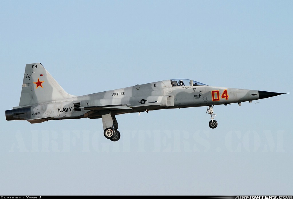 USA - Navy Northrop F-5N Tiger II 761551 at Yuma - MCAS / Int. (NYL / KNYL), USA