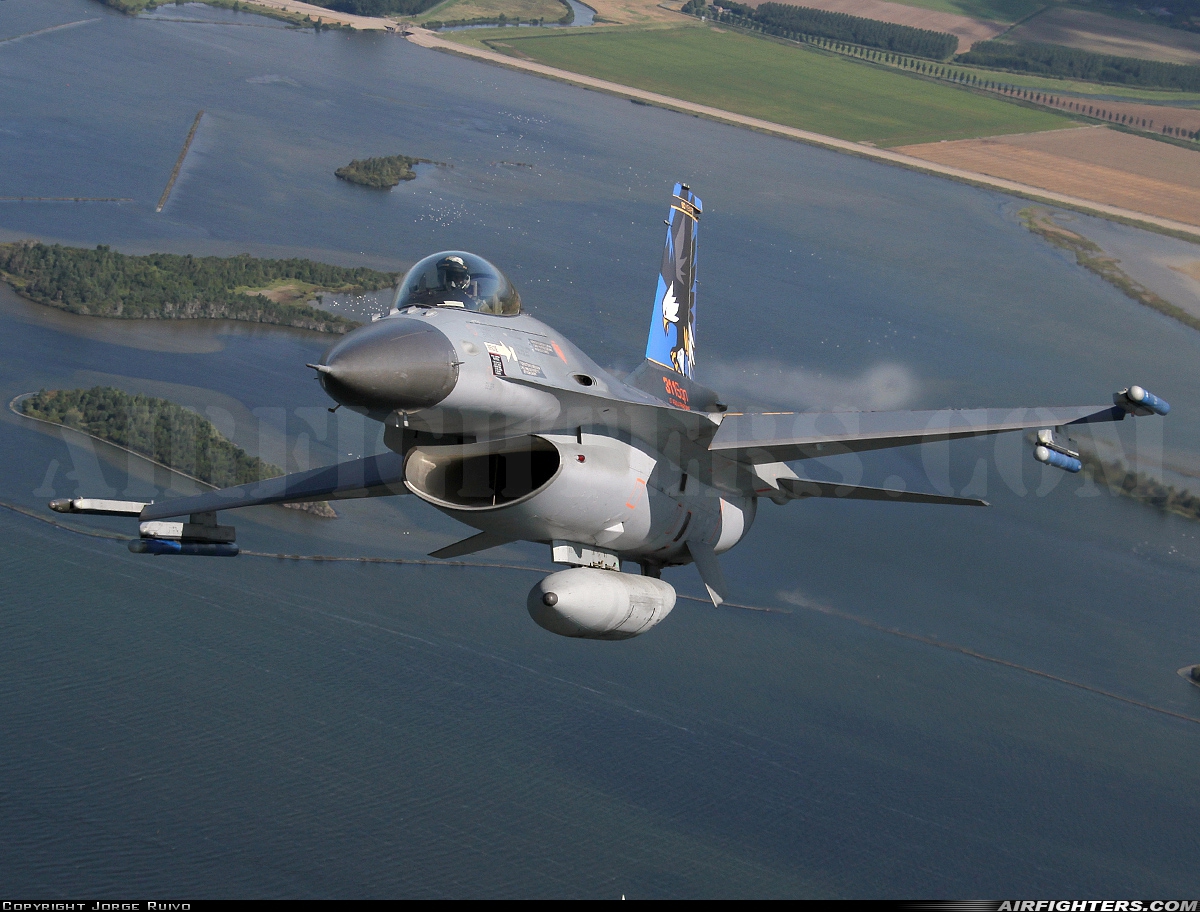 Netherlands - Air Force General Dynamics F-16AM Fighting Falcon J-367 at In Flight, Netherlands