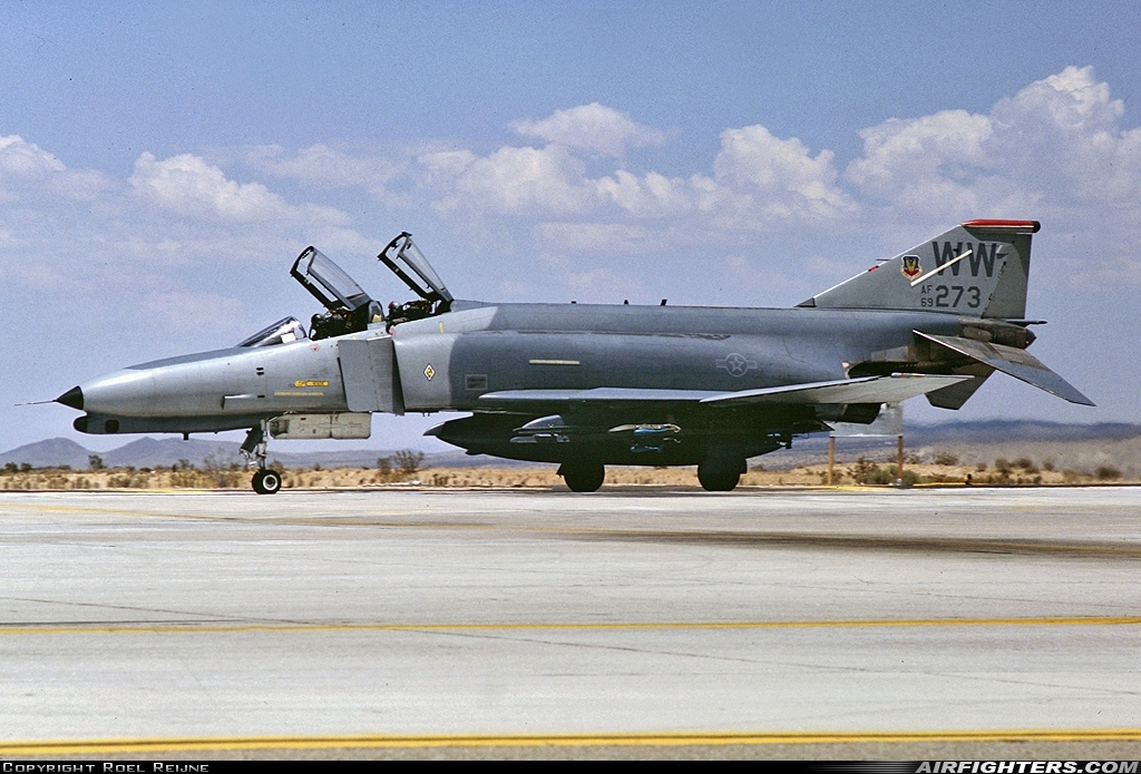 USA - Air Force McDonnell Douglas F-4G Phantom II 69-0273 at Victorville - Southern California Logistics (Int.) (George AFB) (VCV), USA