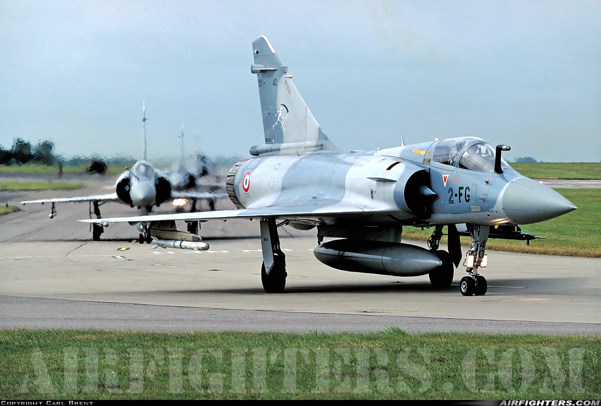 France - Air Force Dassault Mirage 2000C 40 at Waddington (WTN / EGXW), UK