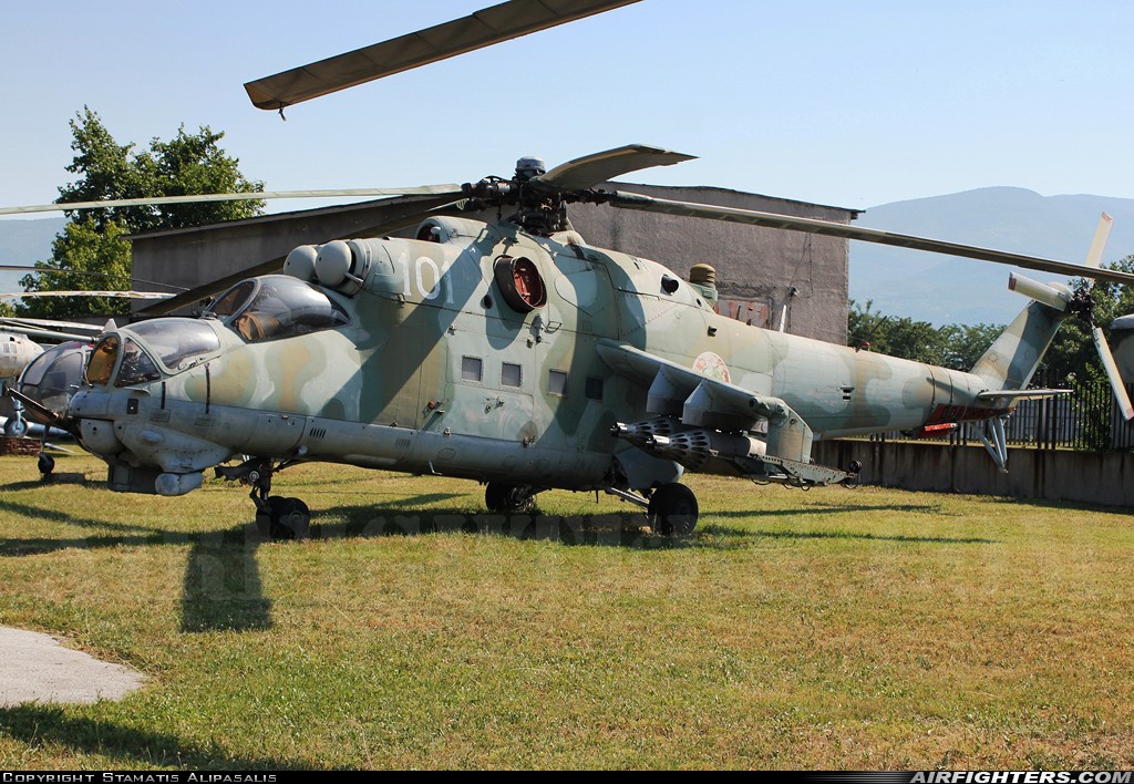 Bulgaria - Air Force Mil Mi-24D 101 at Plovdiv (- Krumovo) (PDV / LBPD), Bulgaria