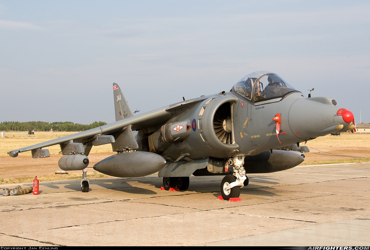 UK - Air Force British Aerospace Harrier GR.7A ZD405 at Kecskemet (LHKE), Hungary