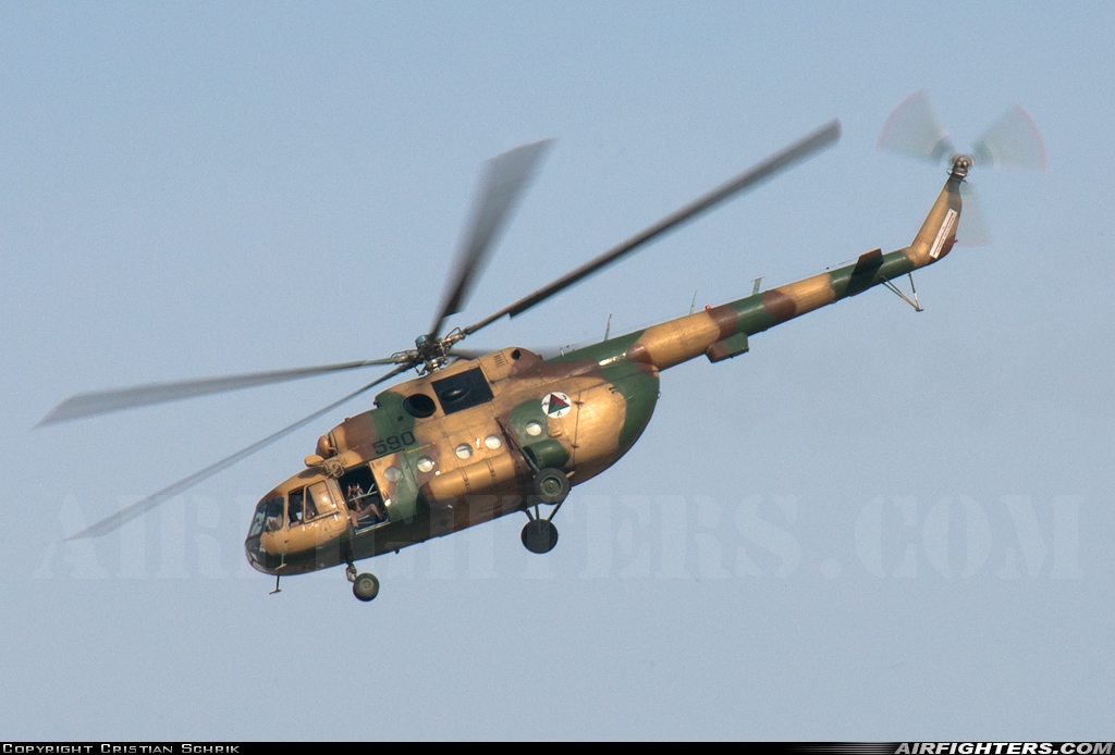 Afghanistan - Air Force Mil Mi-17 590 at Mazar-e-Sharif (OAMS / MZR), Afghanistan