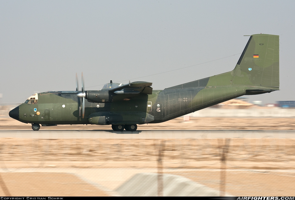 Germany - Air Force Transport Allianz C-160D 50+66 at Mazar-e-Sharif (OAMS / MZR), Afghanistan