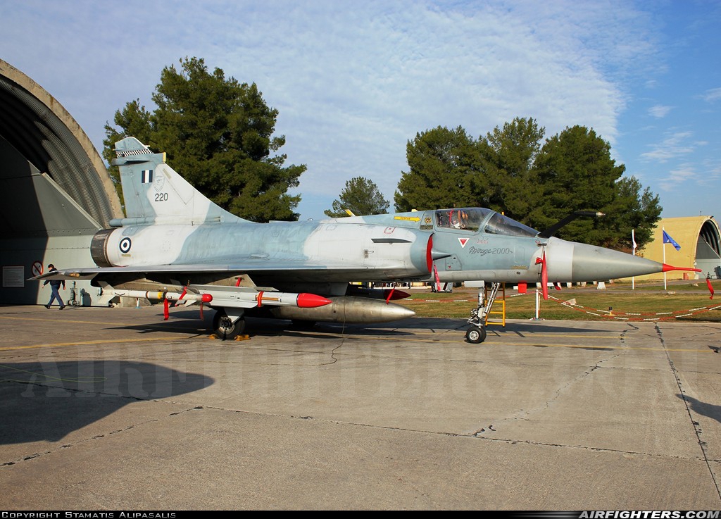 Greece - Air Force Dassault Mirage 2000EG 220 at Tanagra (LGTG), Greece