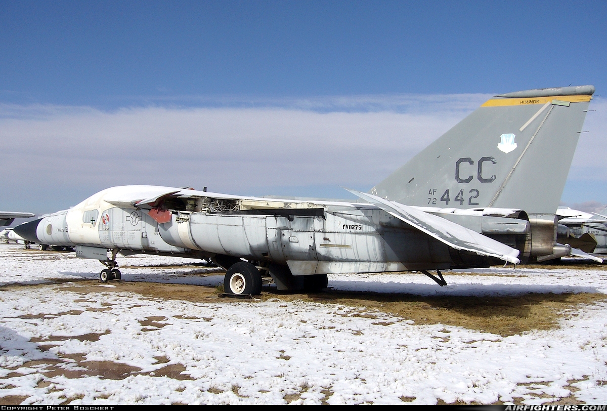 USA - Air Force General Dynamics F-111F Aardvark 72-1442 at Tucson - Davis-Monthan AFB (DMA / KDMA), USA
