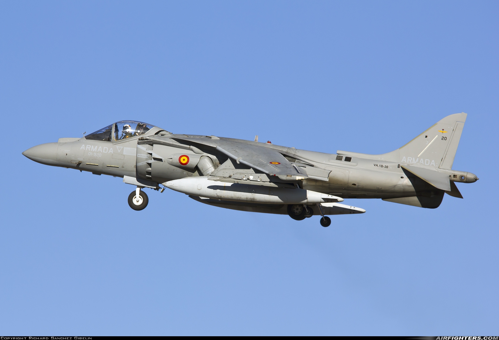Spain - Navy McDonnell Douglas EAV-8B+ Harrier II VA.1B-30 at Madrid - Torrejon (TOJ / LETO), Spain