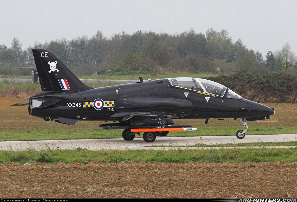 UK - Air Force British Aerospace Hawk T.1A XX345 at Florennes (EBFS), Belgium