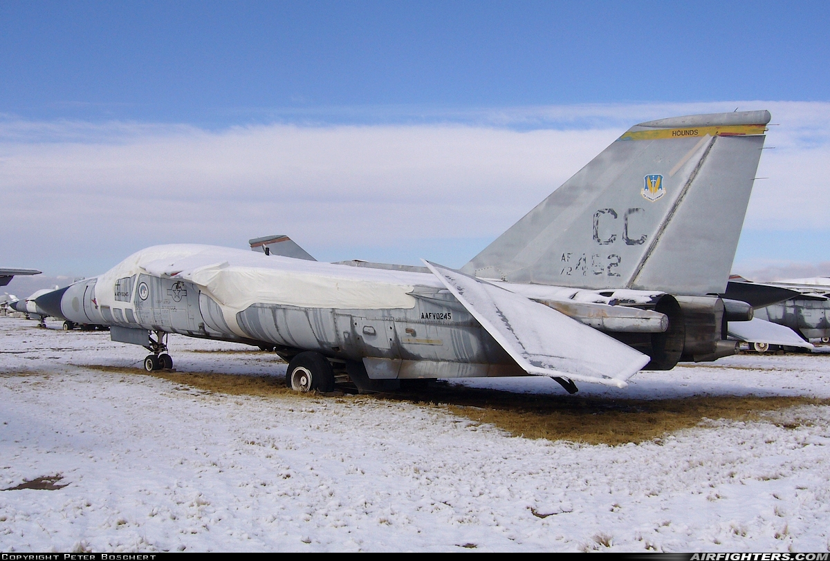 USA - Air Force General Dynamics F-111F Aardvark 72-1452 at Tucson - Davis-Monthan AFB (DMA / KDMA), USA