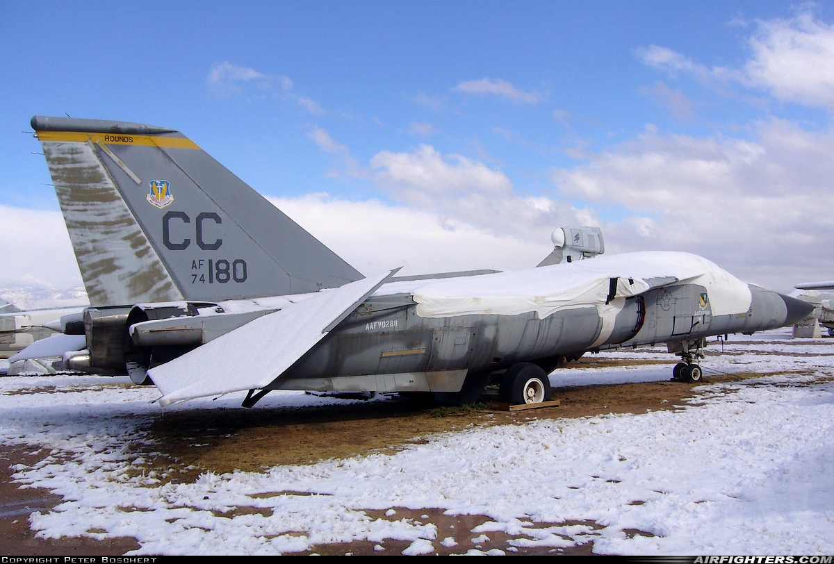 USA - Air Force General Dynamics F-111F Aardvark 74-0180 at Tucson - Davis-Monthan AFB (DMA / KDMA), USA