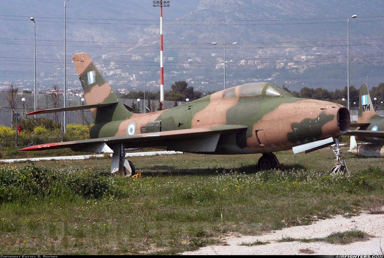 Greece - Air Force Republic F-84F Thunderstreak 26901 at Dekelia - Tatoi (LGTT), Greece