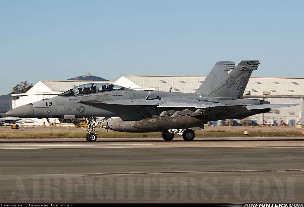 USA - Navy Boeing F/A-18F Super Hornet 166854 at San Diego - Miramar MCAS (NAS) / Mitscher Field (NKX / KNKX), USA