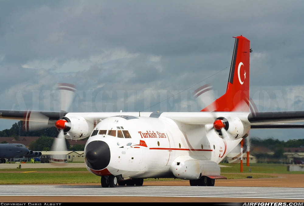 Türkiye - Air Force Transport Allianz C-160D 69-033 at Fairford (FFD / EGVA), UK
