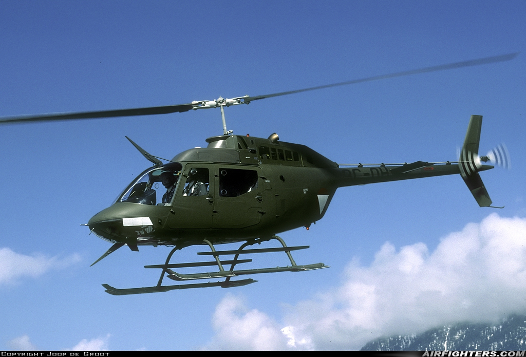 Austria - Air Force Bell OH-58B Kiowa 3C-OH at Off-Airport - Saalfelden, Austria