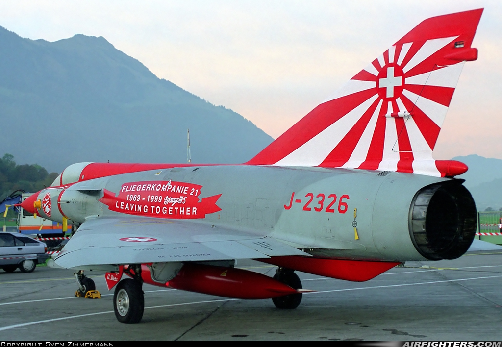 Switzerland - Air Force Dassault Mirage IIIS J-2326 at Buochs (Stans) (LSMU / LSZC), Switzerland