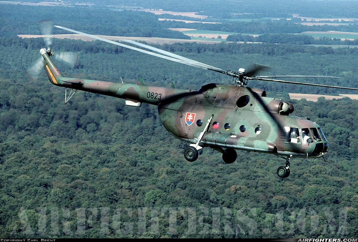 Slovakia - Air Force Mil Mi-17 0823 at In Flight, France
