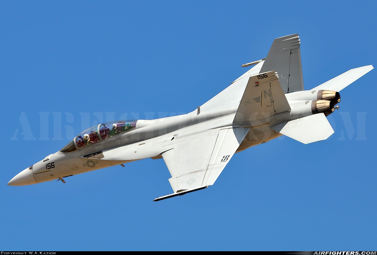 USA - Navy Boeing F/A-18F Super Hornet 166965 at Lemoore - NAS / Reeves Field (NLC), USA