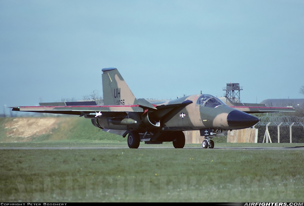 USA - Air Force General Dynamics F-111E Aardvark 68-0056 at Upper Heyford (UHF / EGUA), UK