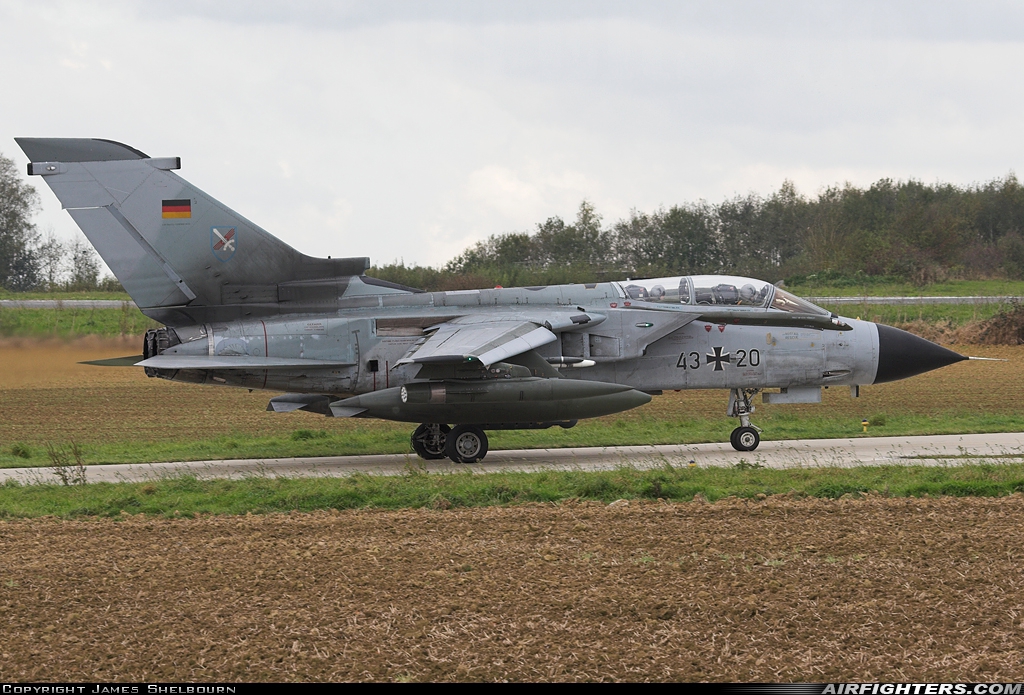 Germany - Air Force Panavia Tornado IDS 43+20 at Florennes (EBFS), Belgium
