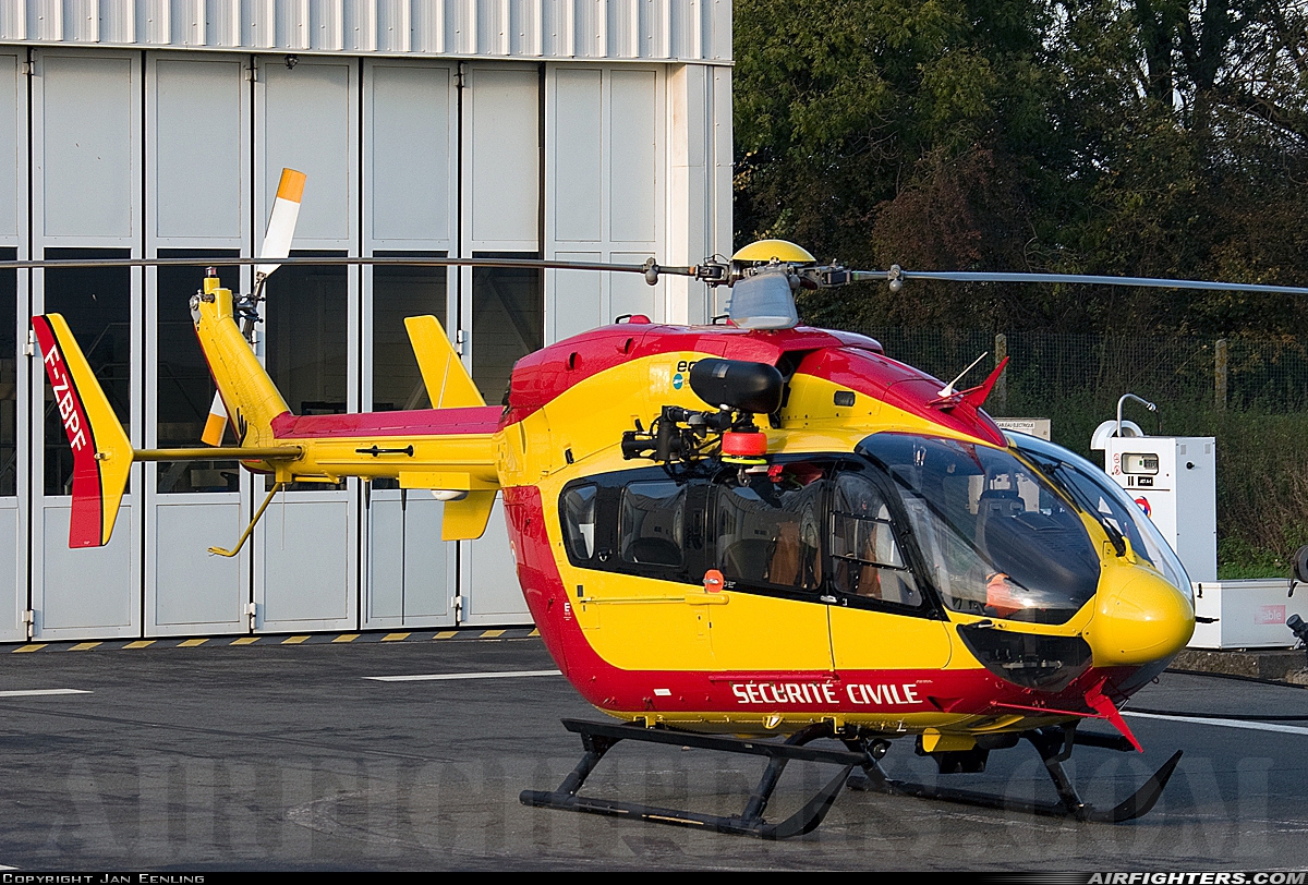 France - Securite Civile Eurocopter EC-145 F-ZBPF at Lille - Lesquin (LIL / LFQQ), France